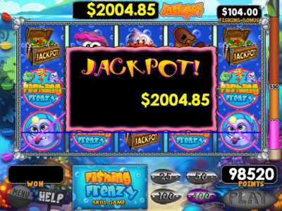 Fishing Frenzy Jackpot Win